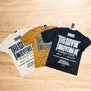 Mens Trendy Letter Printed Short Sleeve T-shirt - TUZZUT Qatar Online Shopping