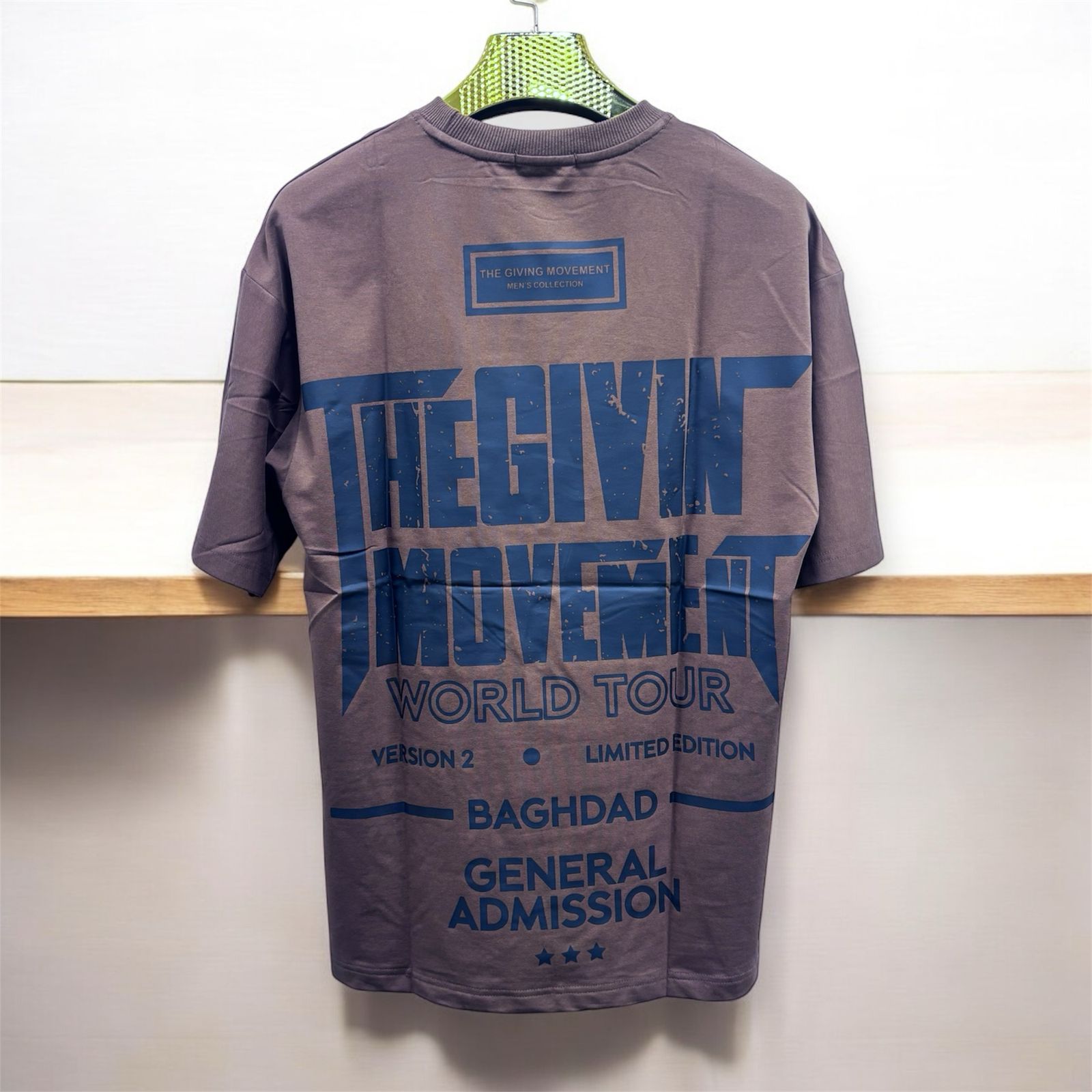 Mens Trendy Letter Printed Short Sleeve T-shirt Mens Trendy Letter Printed Short Sleeve T-shirt