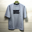 Mens Trendy Letter Printed Short Sleeve T-shirt - TUZZUT Qatar Online Shopping