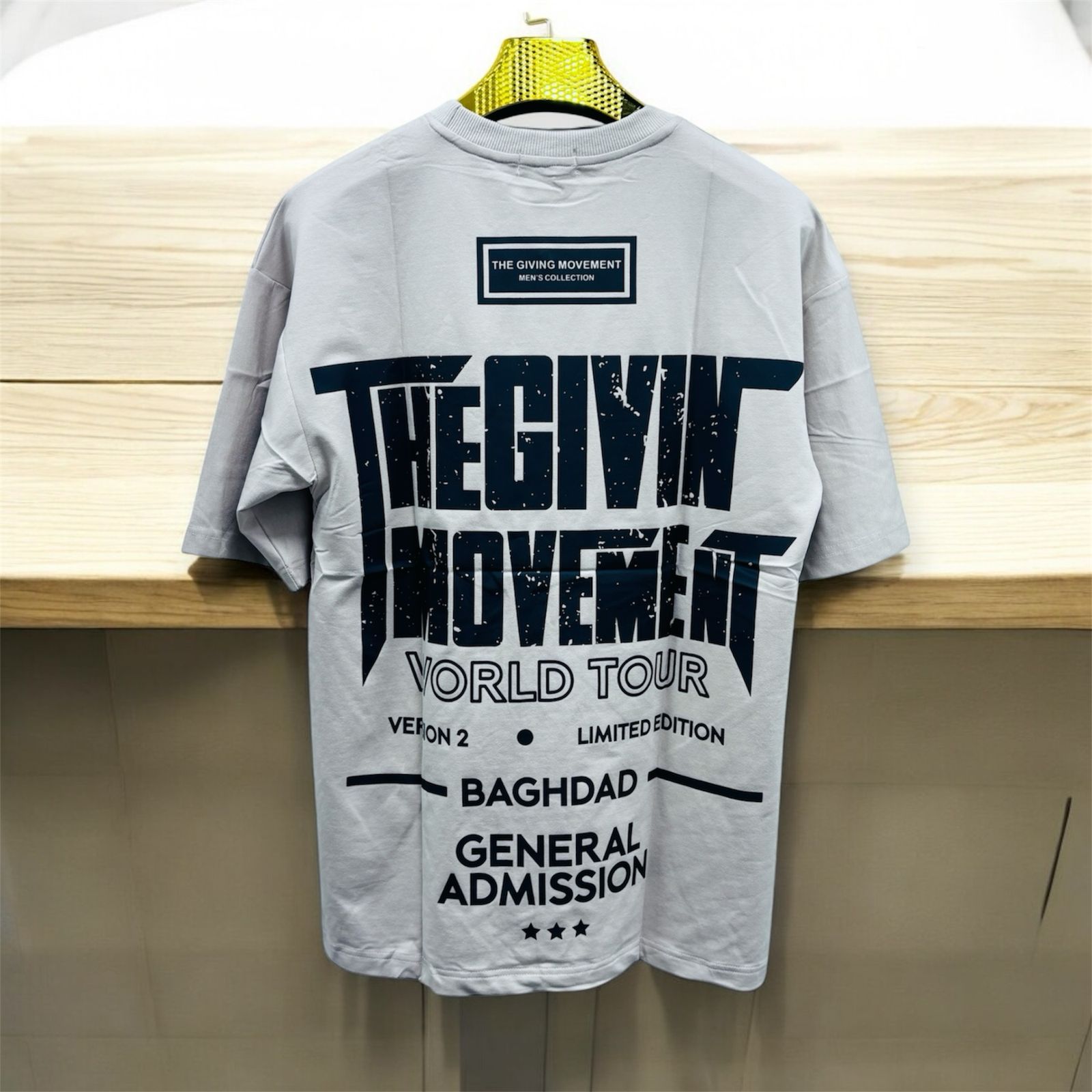 Mens Trendy Letter Printed Short Sleeve T-shirt Mens Trendy Letter Printed Short Sleeve T-shirt
