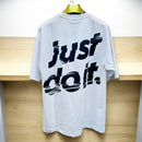 Mens Round Neck Letter Printed Short Sleeve T-shirt - TUZZUT Qatar Online Shopping