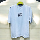 Mens Round Neck Letter Printed Short Sleeve T-shirt - TUZZUT Qatar Online Shopping