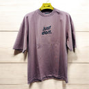 Mens Round Neck Letter Printed Short Sleeve T-shirt - TUZZUT Qatar Online Shopping