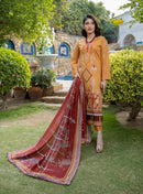 Chittyan kalaiyaan Digital Printed Lawn with Schiffli Sleeves and Fancy Zari Diamond Dupatta CKD25-2 - TUZZUT Qatar Online Shopping