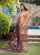 Chittyan kalaiyaan Digital Printed Lawn with Schiffli Sleeves and Fancy Zari Diamond Dupatta CKD25-6 - TUZZUT Qatar Online Shopping