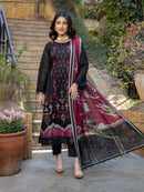 Chittyan kalaiyaan Digital Printed Lawn with Schiffli Sleeves and Fancy Zari Diamond Dupatta CKD25-8 - TUZZUT Qatar Online Shopping