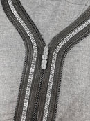 DBOSS Men's Moroccan Dejellaba Kaftan Jalabiya - MK25 - TUZZUT Qatar Online Shopping