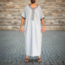 DBOSS Men's Moroccan Dejellaba Kaftan Jalabiya - MK25 - TUZZUT Qatar Online Shopping