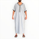 DBOSS Men's Moroccan Dejellaba Kaftan Jalabiya - MK25 - TUZZUT Qatar Online Shopping