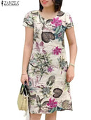 Elegant Waist-Fitted Long Muslin Dress For Women 17314 2XL - TUZZUT Qatar Online Shopping