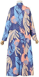 Women Maxi Dress Kaftans Long Sleeve Party Dresses S4575745 M - TUZZUT Qatar Online Shopping