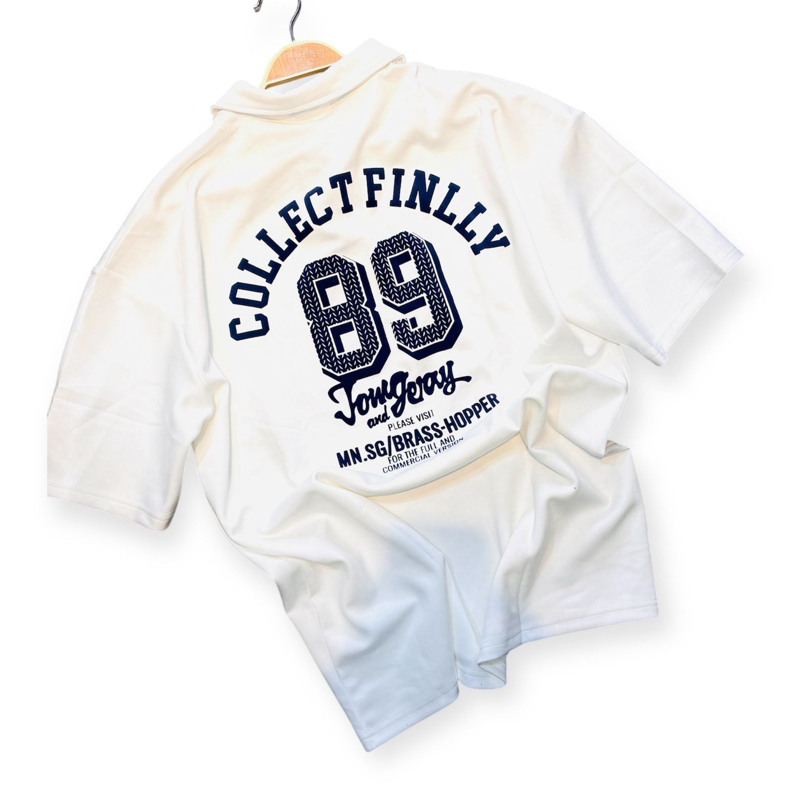 JAX Men's Collar Printed Short Sleeve T-shirt SA-5061 JAX Men's Collar Printed Short Sleeve T-shirt SA-5061