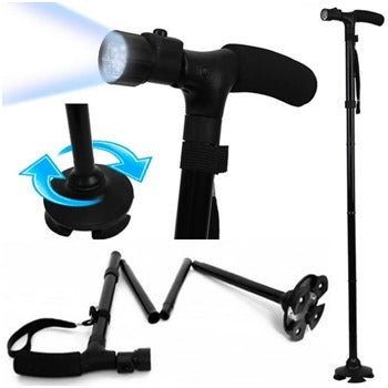 Magic Cane Foldable Walking Stick With LED Light EL-0087 Magic Cane Foldable Walking Stick With LED Light EL-0087
