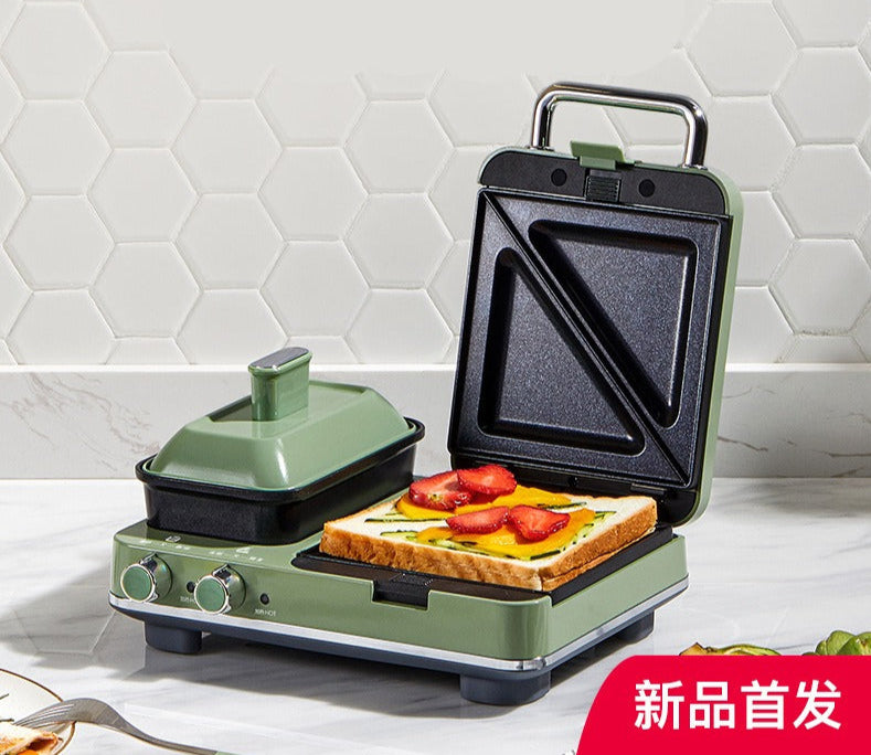 MPRS Multifunction Breakfast Maker Home Sandwich Maker MR9086-Blue MPRS Multifunction Breakfast Maker Home Sandwich Maker MR9086-Blue