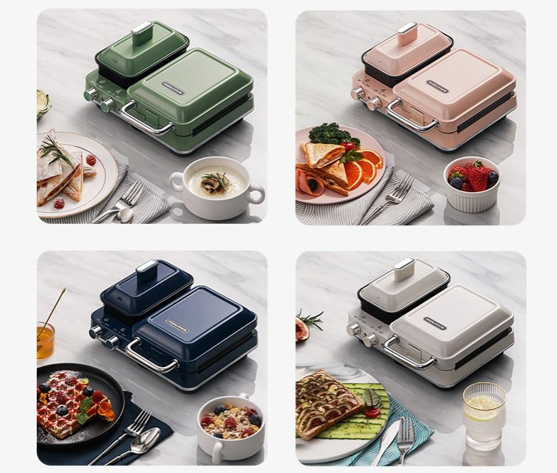MPRS Multifunction Breakfast Maker Home Sandwich Maker MR9086-Blue MPRS Multifunction Breakfast Maker Home Sandwich Maker MR9086-Blue