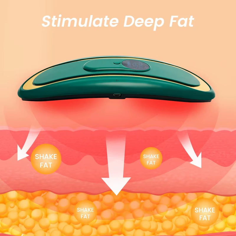 Waist Massager Slimming Belt Vibration Heating Fat Burning Pain Relief NJR-719 - TUZZUT Qatar Online Shopping