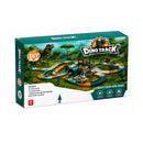 Dino Track 155-Piece DIY Flexible Dinosaur Racing Track Set with 2 Battery-Powered Dinosaur Cars – Ages 3+