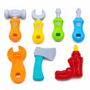Kids Deluxe Pretend Play Tool Set with Hammer, Wrench, Screwdrivers & Axe