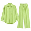 Women Fashion Full Sleeve Top And Pant Set TY445