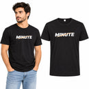 Minute Black Tshirt For Unisex UX789
