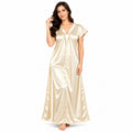 Women's Satin-Look Long Nightdress T0336