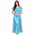 Women's Satin-Look Long Nightdress T0336