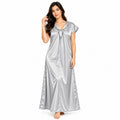 Women's Satin-Look Long Nightdress T0336