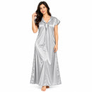 Women's Satin-Look Long Nightdress T0336
