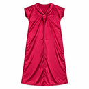 Women's Satin-Look Long Nightdress T0336