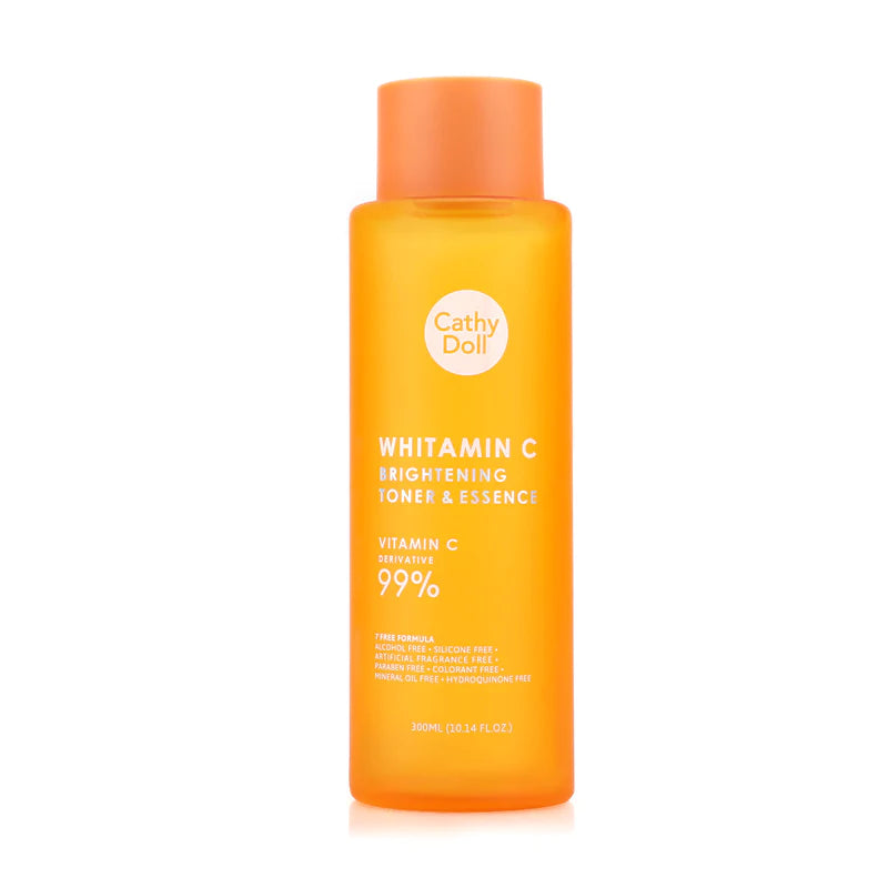 CATHY DOLL Whitamin C Brightening Toner & Essence - 300ml CATHY DOLL Whitamin C Brightening Toner & Essence - 300ml