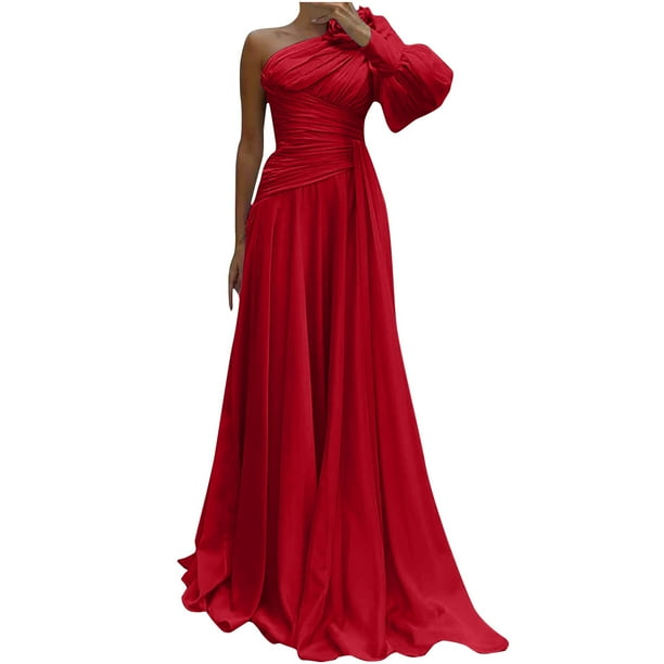 Women's One Shoulder Bridesmaid Dresses for Wedding 131176 Women's One Shoulder Bridesmaid Dresses for Wedding 131176