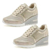 Womens Wedge Sneakers WS0032 Womens Wedge Sneakers WS0032