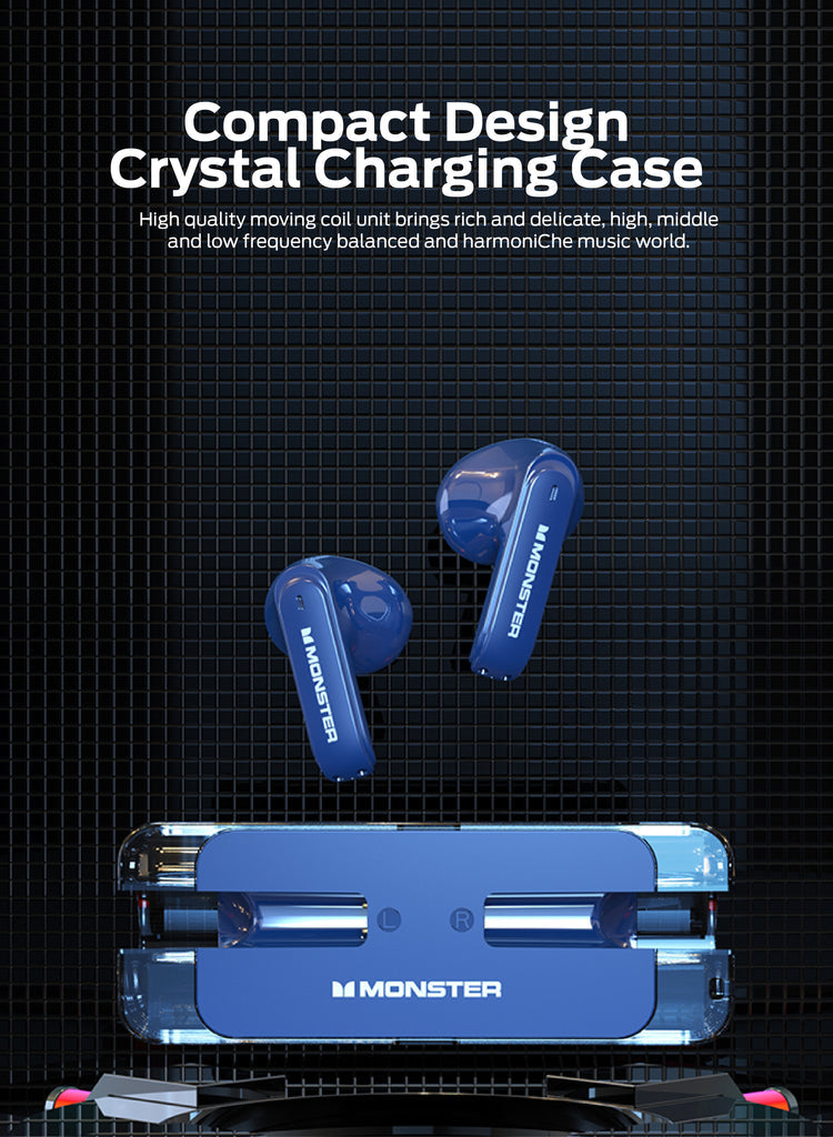 Monster Airmars Wireless Gaming Earphone XKT08 Monster Airmars Wireless Gaming Earphone XKT08