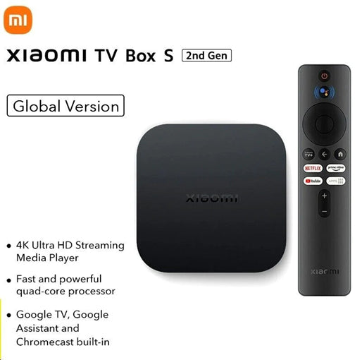 Xiaomi TV Box S 2nd Gen 4K Ultra - Tuzzut.com Qatar Online Shopping