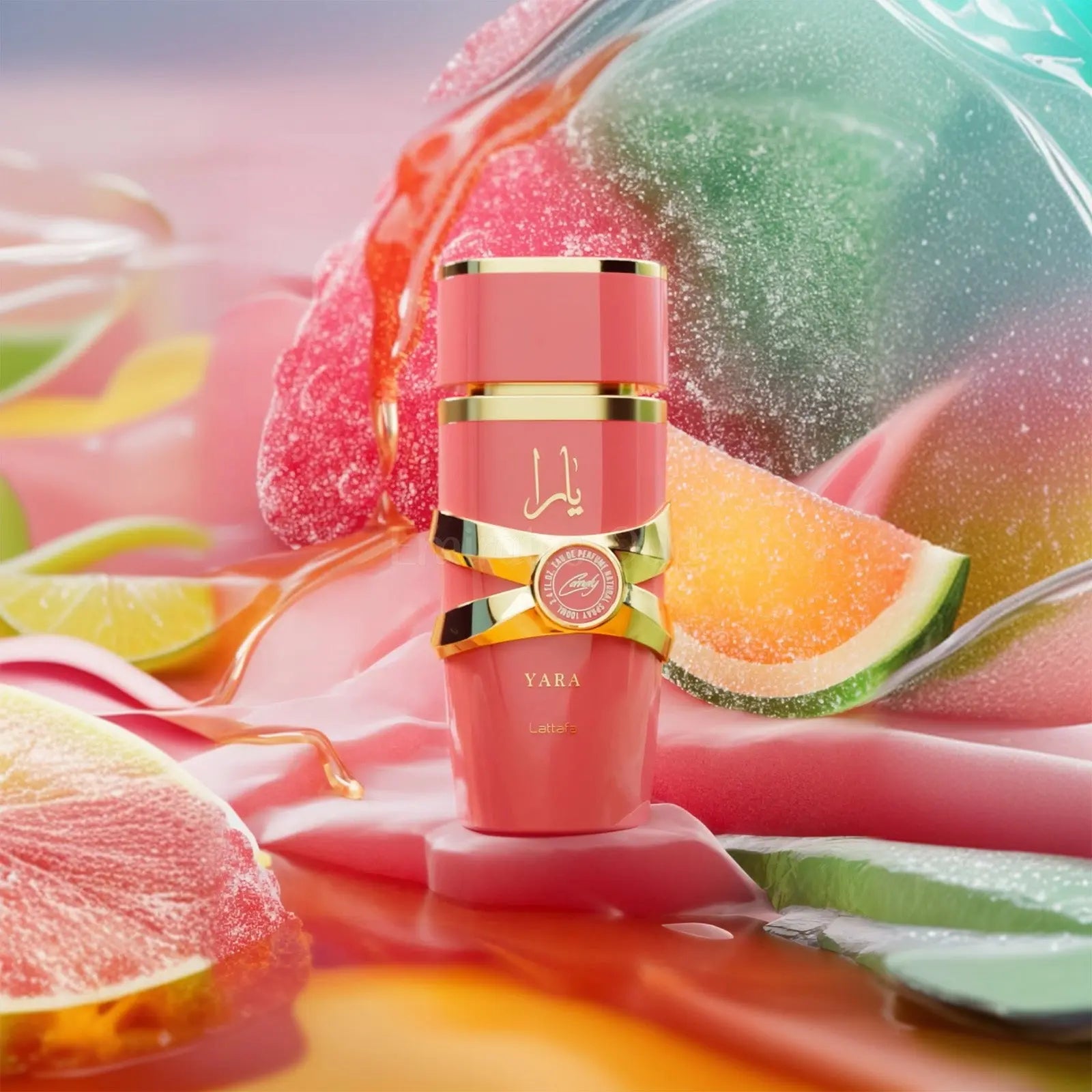 Yara Candy Eau De Perfume 3.4 FL Oz / 100ML By Lattafa For Women Yara Candy Eau De Perfume 3.4 FL Oz / 100ML By Lattafa For Women