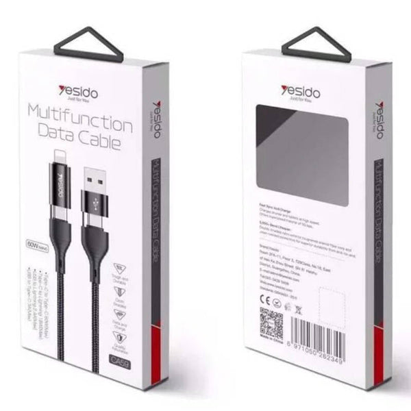 Yesido 4 In 1 multifunction Data Cable Yesido 4 In 1 multifunction Data Cable