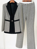 Women Fashion Blazer & Pants Set 387125 - TUZZUT Qatar Online Shopping