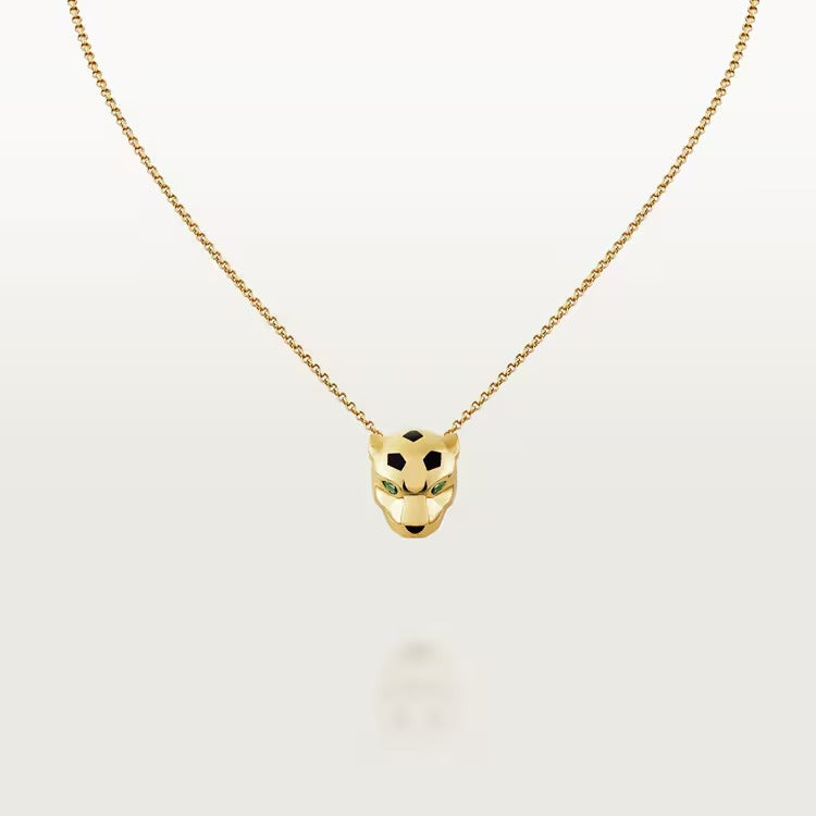 Panther Pendant Necklace Yellow Gold DN2031 - TUZZUT Qatar Online Shopping