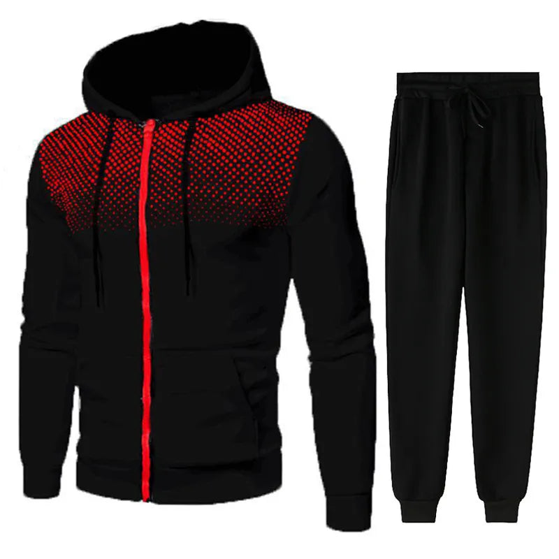 Men's Tracksuit Full Sports Long 2 Pieces TP332 - TUZZUT Qatar Online Shopping