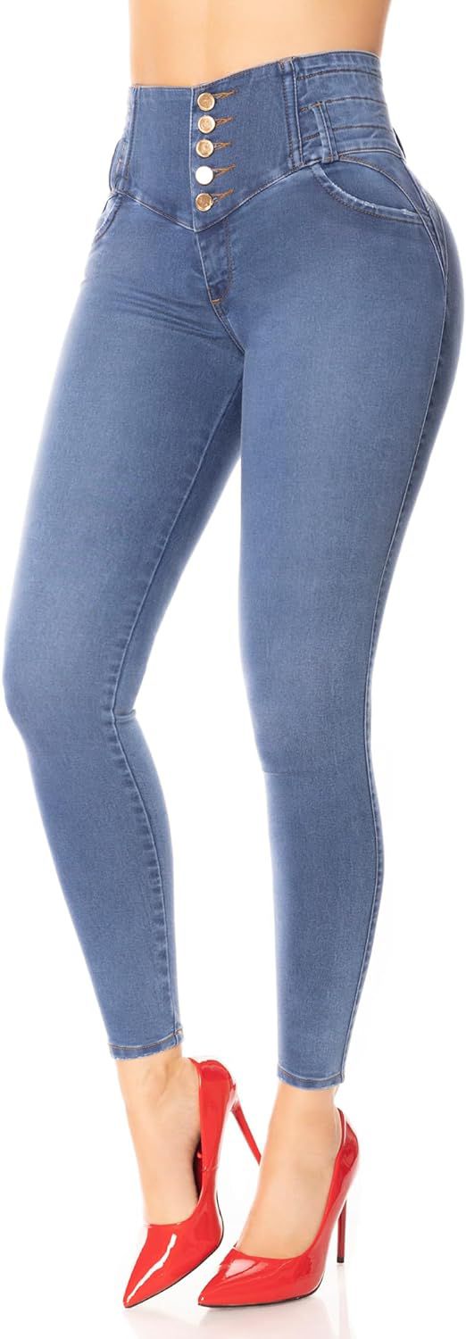 High Waist Butt Lifting Skinny Jeans - Shape wear Pantalones S1243776 High Waist Butt Lifting Skinny Jeans - Shape wear Pantalones S1243776