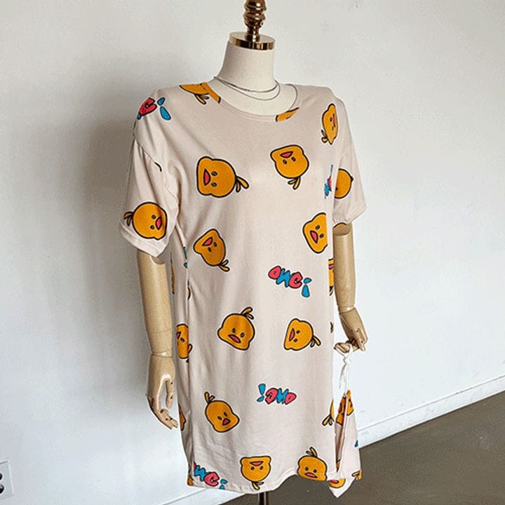 Korean Sleepwear Short Sleeve Nightdress Women′ S Dresses 1544091 Korean Sleepwear Short Sleeve Nightdress Women′ S Dresses 1544091