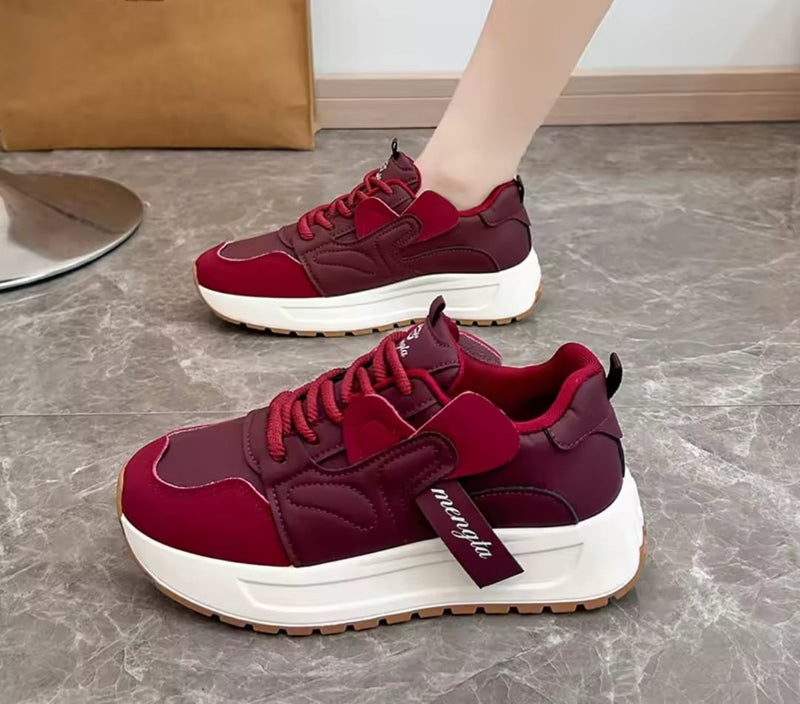 Synthetic Chunky Vulcanize Shoes QZ20 - TUZZUT Qatar Online Shopping