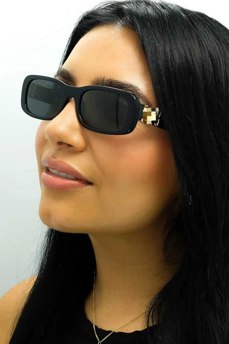 Black Grey Women's Sunglasses S2024 - TUZZUT Qatar Online Shopping