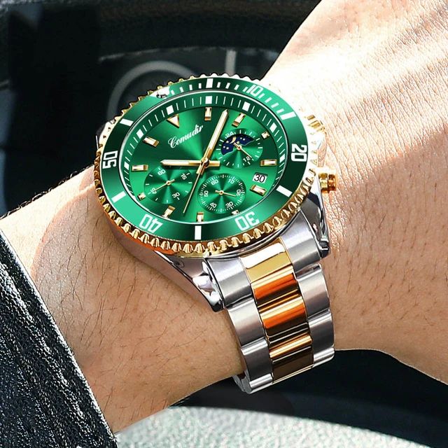 Men Watch Top Brand Luxury Sport Quartz Mens Watches Full Steel Chronograph Wristwatch Men Relogio Mascul S4290492