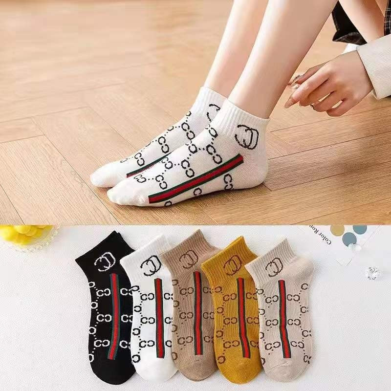 5 Pcs Women 's Sneaker Sock 489285 5 Pcs Women 's Sneaker Sock 489285