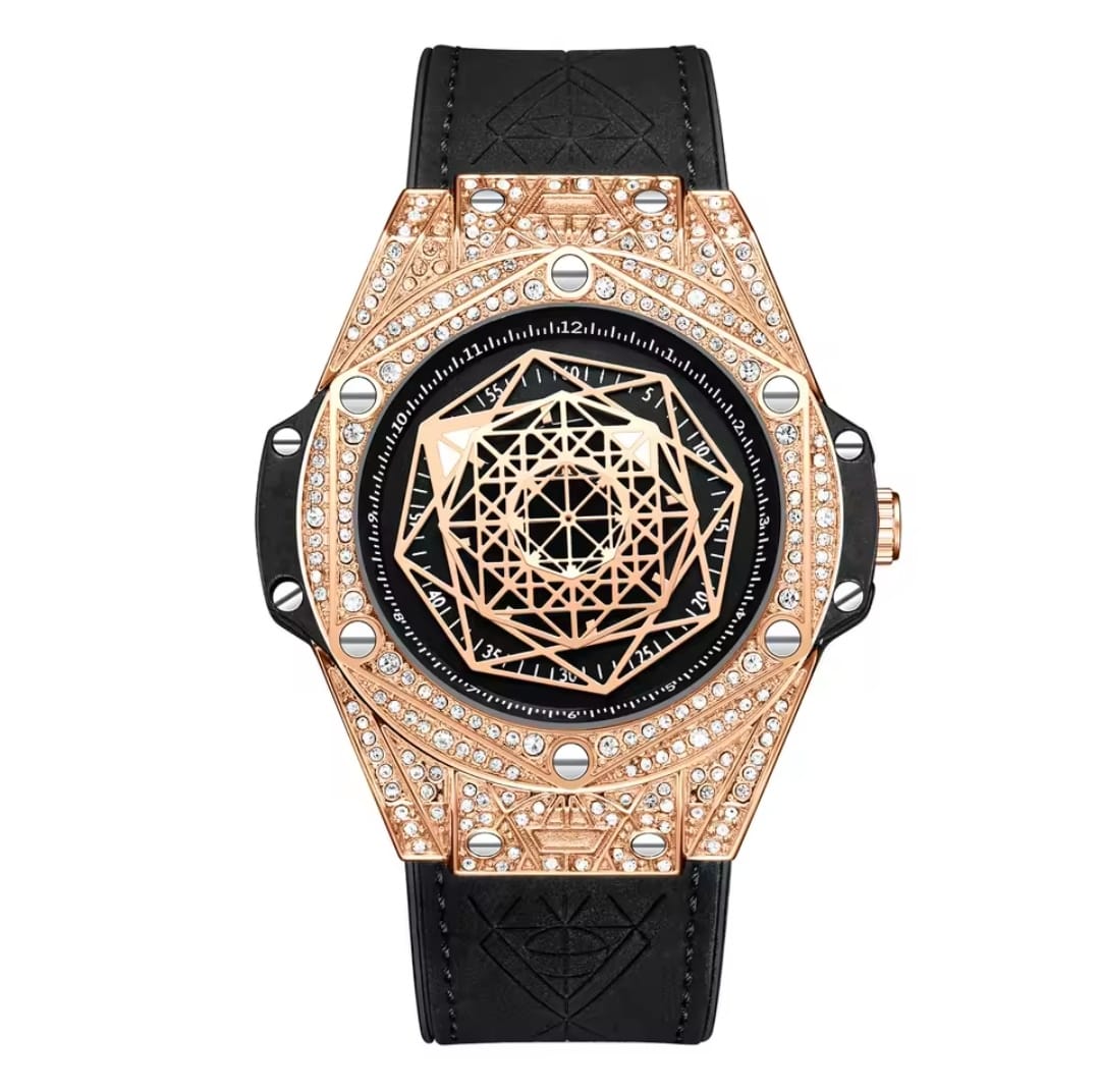 ONOLA Rose Gold Mens Sang Bleu Watch W76100 ONOLA Rose Gold Mens Sang Bleu Watch W76100