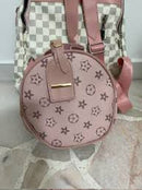 Girls Shoulder Bag Retro Mini Teenage Crossbody Fashion Ladies Small Round Bag  X3150897 - TUZZUT Qatar Online Shopping