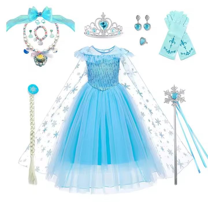 Little Girls Princess Frozen Elsa Girls Dress S1677797 Little Girls Princess Frozen Elsa Girls Dress S1677797