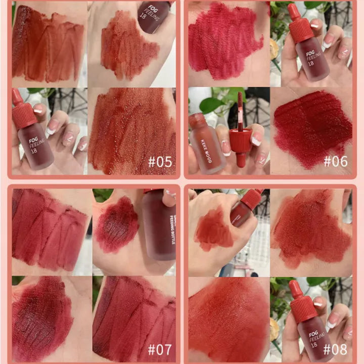 Fog Feeling 18 Velvet Matte Lip Gloss Matte Lipstick Fog Feeling 18 Velvet Matte Lip Gloss Matte Lipstick