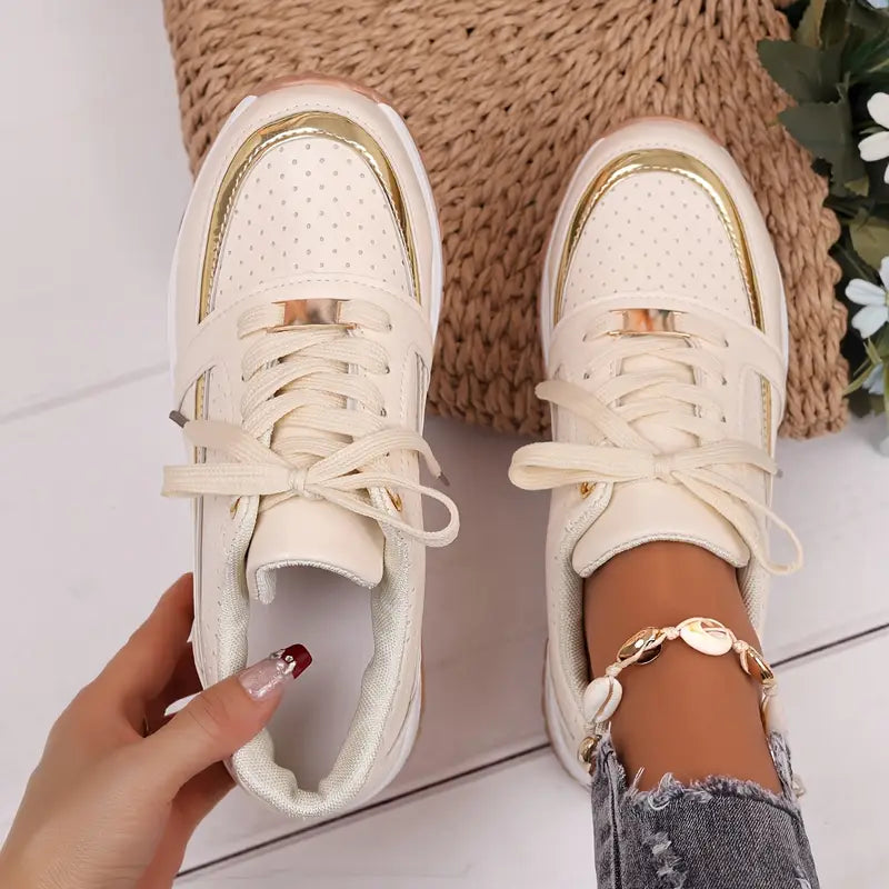 Breathable Thick Soled Casual Sneakers 4008 - TUZZUT Qatar Online Shopping